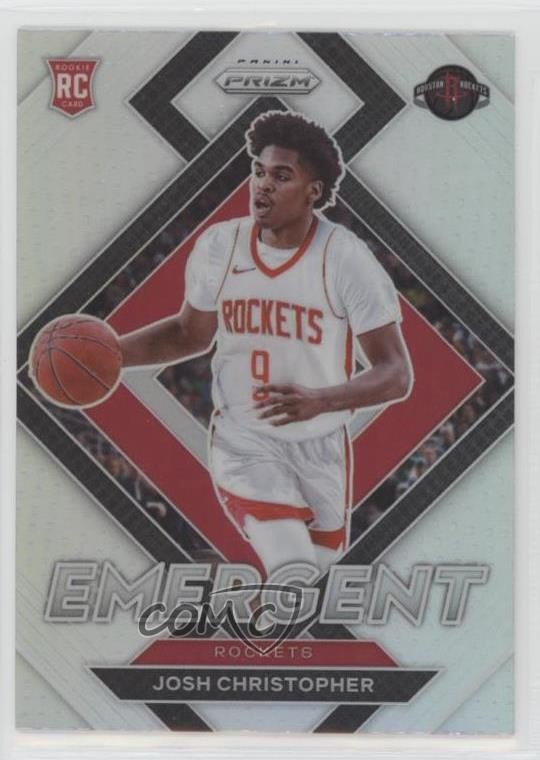 2021-22 Panini Prizm Emergent Silver Prizm Josh Christopher #24 Rookie RC 11es