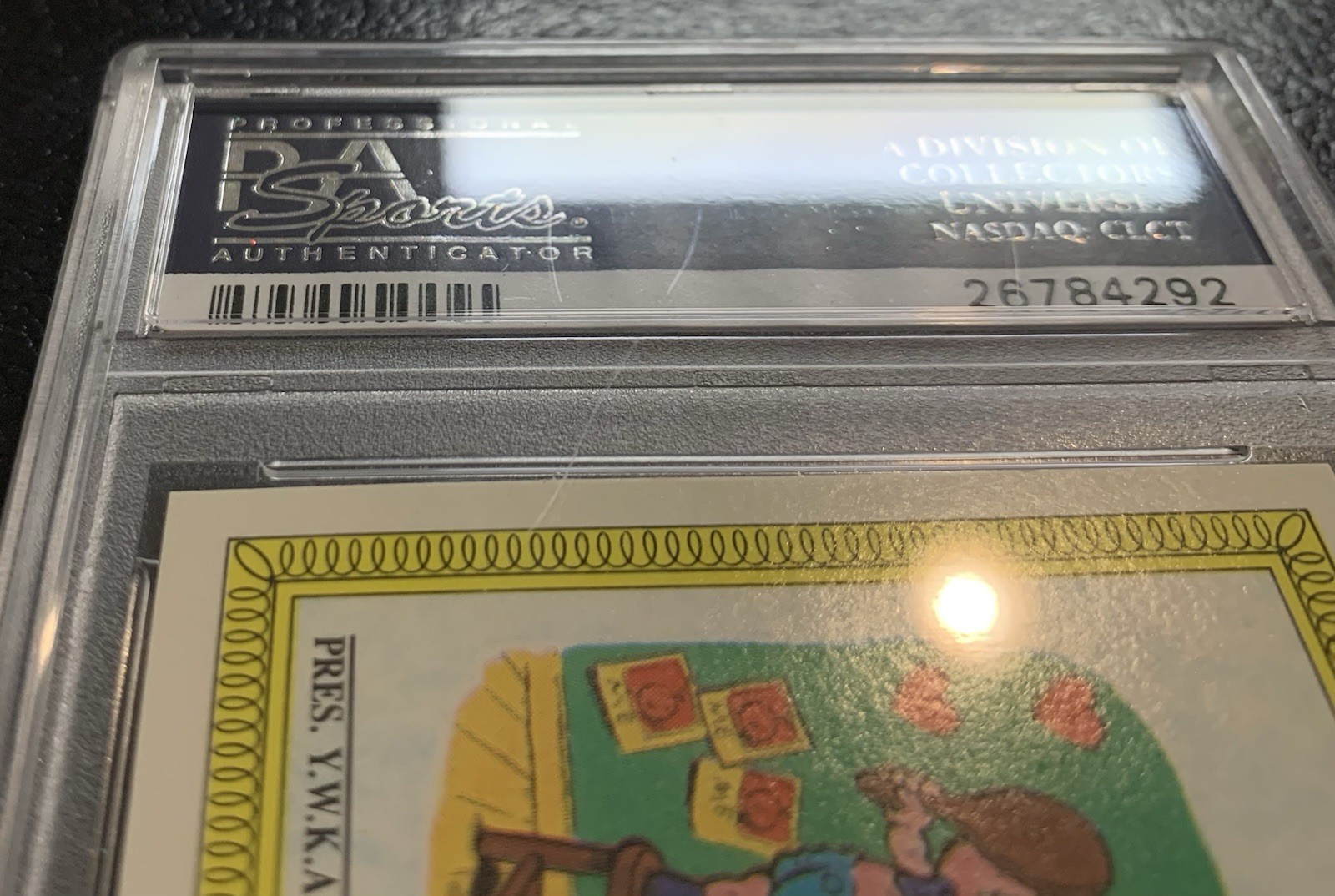 1985 Garbage Pail Kids OS1 Nervous Rex 24a PSA 10 GEM MINT-RARE GLOSSY CARD! TWT view 9