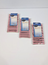 Goody Perm Rod Curlers Elastic Clasp Pink Soft Curl Rollers 3 Packs 12 Vintage