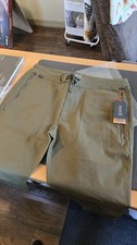 Roark Layover 2.0 Travel Pants Lot of 2 Size 34 Black and Green Stretch