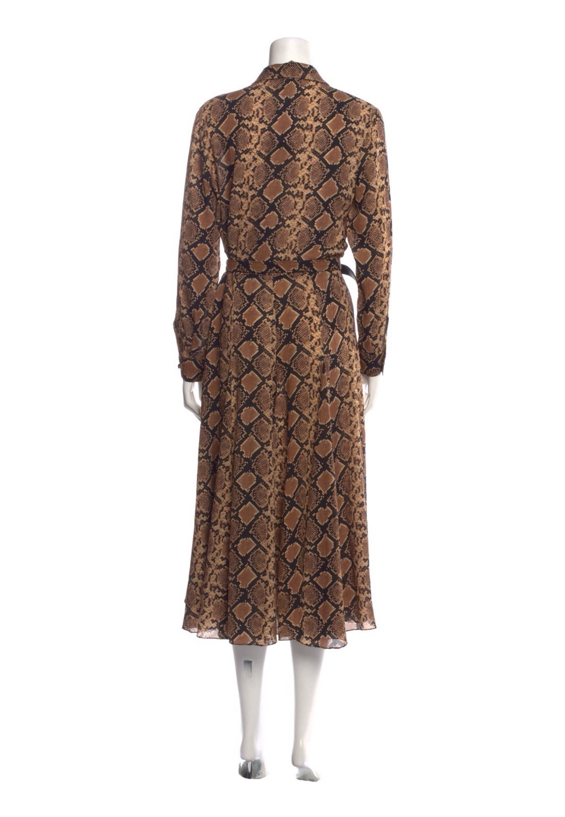 Michael Kors Collection Python Crushed Silk-Georg… - image 7