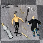 GI JOE 1991 Original MORTAL KOMBAT LIU KANG & Shang Tsung + 8 piece accessories