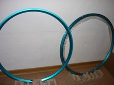 2 x Shogun Zero Felgen t&uuml;rkisblau 26 Zoll 32 Loch Neu