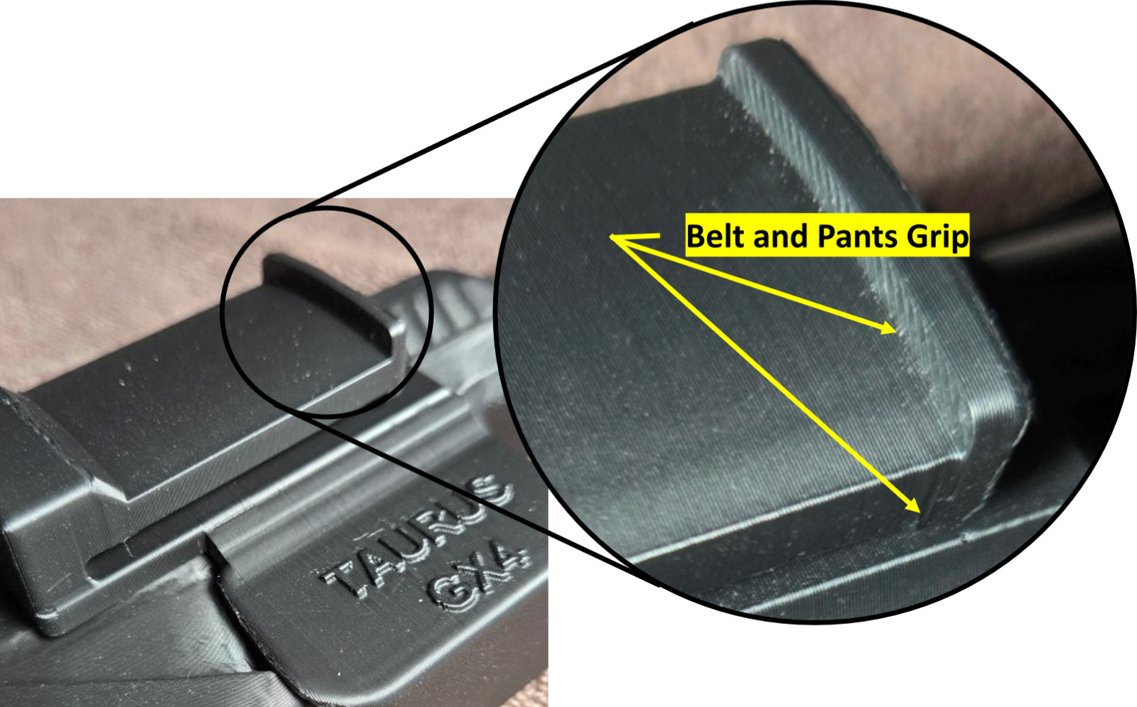 TAURUS GX4 Holster In Waistband IWB Made in USA 7 Colors 3D Printed