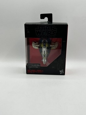 Star Wars Black Series Titanium Jango Fett s Slave I Die Cast Ship New in Box