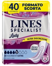 Lines Specialist Lady Extra Assorbenti per Incontinenza Donna con Tecnologia