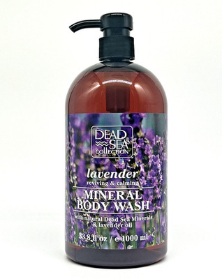 Dead Sea Collection Lavender Mineral Body Wash 33.8 oz Hydrating Nourishing Soft