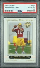 2005 Topps #431 Aaron Rodgers - PSA 10