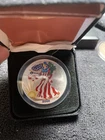2000 American Eagle Silver Dollar In Full Color .999  Highly Collectable Color