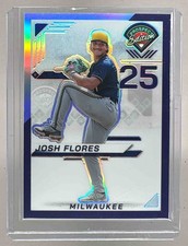Josh Flores 2025 Panini Prospect Edition #81 Purple Holo Ticket /99