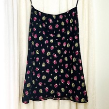 Vintage Express Y2K floral midi skirt cottagecore whimsigoth feminine cottage