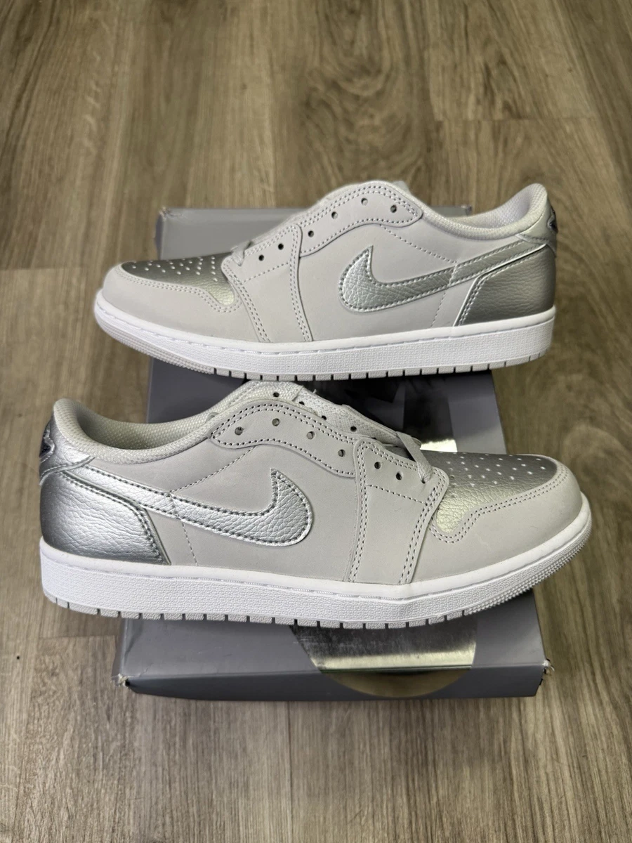 Jordan 1 Retro OG Low Metallic Silver for Sale | Authenticity