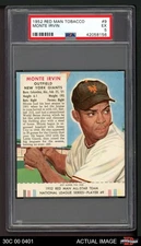 1952 Red Man #9 Monte Irvin With Tab Giants HOF PSA 5 - EX