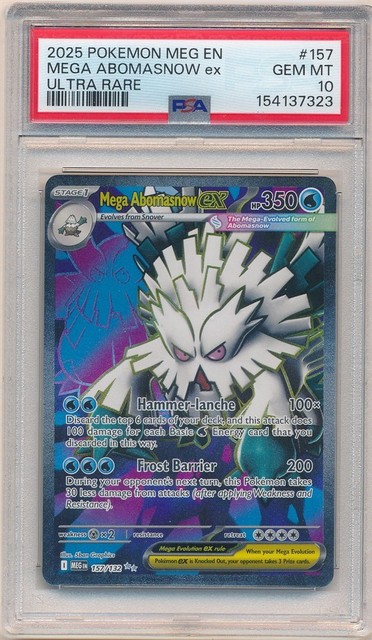 Mega Abomasnow Ex #157 (Mega Evolution)