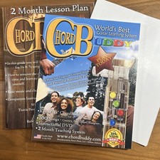 ChordBuddy Guitar Learning Boxed System Chord Buddy NEW Comes With Chord Poster