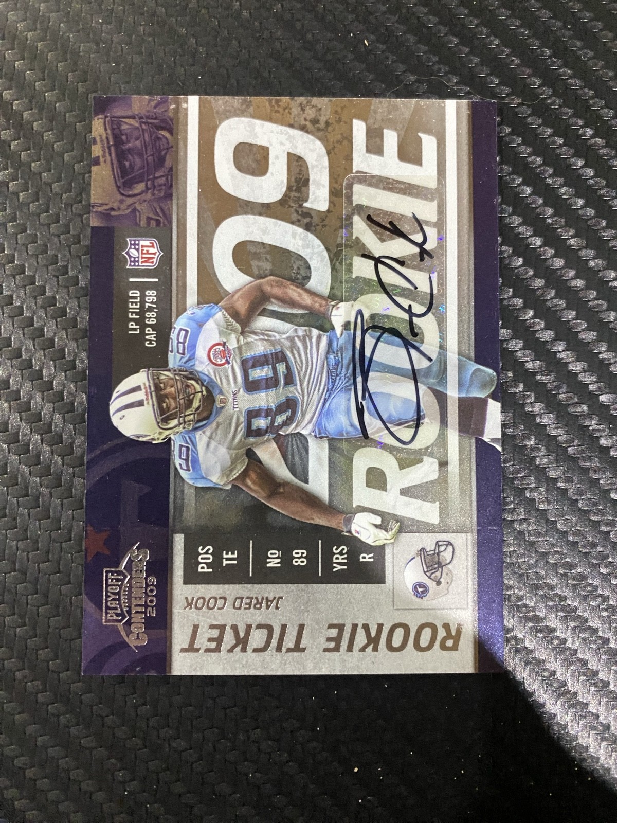 2009 Playoff Contenders - Rookie Ticket Jared Cook #170 (AU, RC)