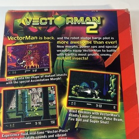 Vectorman 2 (Sega Genesis, 1996) CIB Complete - Tested & Working