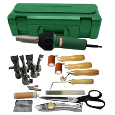 110V 1600W Professional PVC Roofing Welding Tools Heat Gun Kit Plastic Welder...
