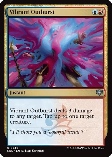 MTG English Violent Outburst NM Foil Secret Lair | eBay