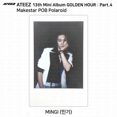 ATEEZ 13th Mini Album Golden Hour Part.4 Makestar POB Photocard | eBay