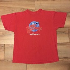 Vintage Planet Hollywood Walt Disney World Graphic T-Shirt Red Men s Size XL