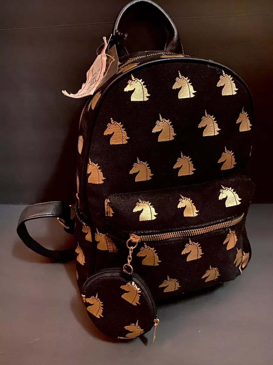Printed canvas backpack cheap