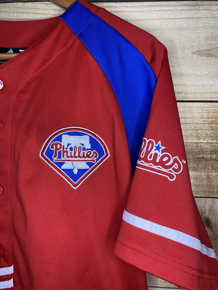 Молодежная бейсбольная футболка Райана Ховарда No6 Philadelphia Phillies MLB Adidas — молодежная размер XL - Изображение 2 из 4