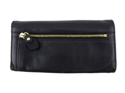 小物 CELINE large zipped wallet LARGE ZIPPED WALLET CUIR TRIOMPHE IN SMOOTH CALFSKIN - TAN