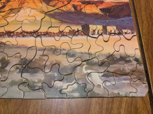 Borex 20 Mule Team 1933 Jigsaw Puzzle Old West Vintage - Missing 1 Piece - Picture 3 of 17