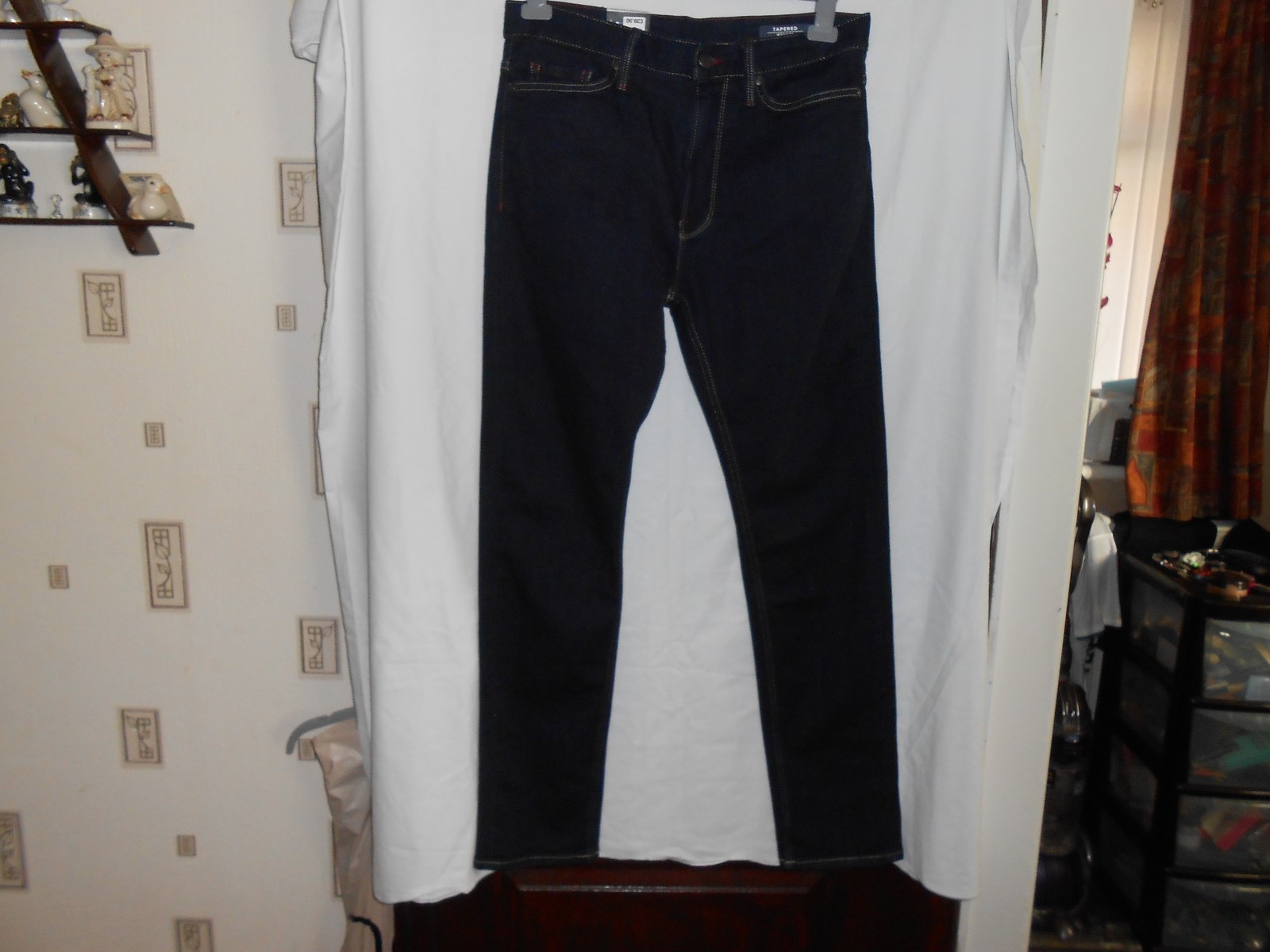 MENS M\u0026S BLUE HARBOUR TAPERED LEG JEANS 
