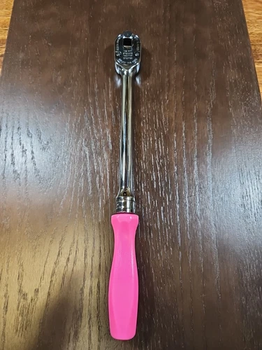 *NEW* Snap On 3/8" FHLD80A HOT PINK Long Handle Ratchet FREE EXPEDITED