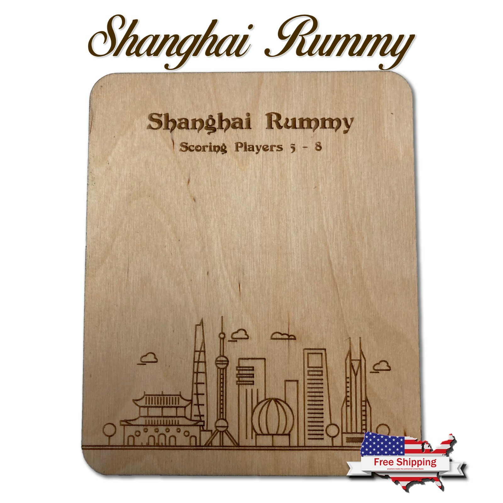 Shanghai Rummy Scorecard | eBay
