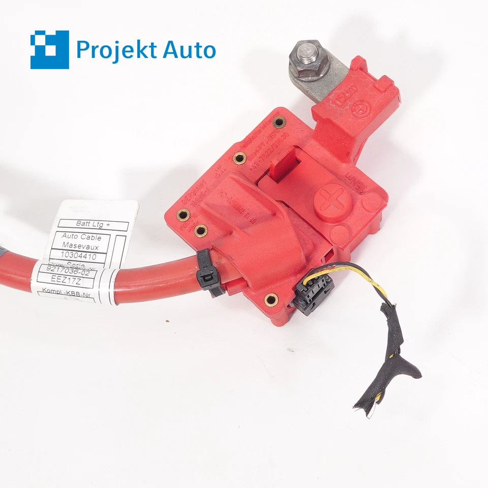 Cable de batería 10-19 OEM BMW positivo con poste 9217036 F10 E82 F13 F06 F12 F07 Foto 4 de 4