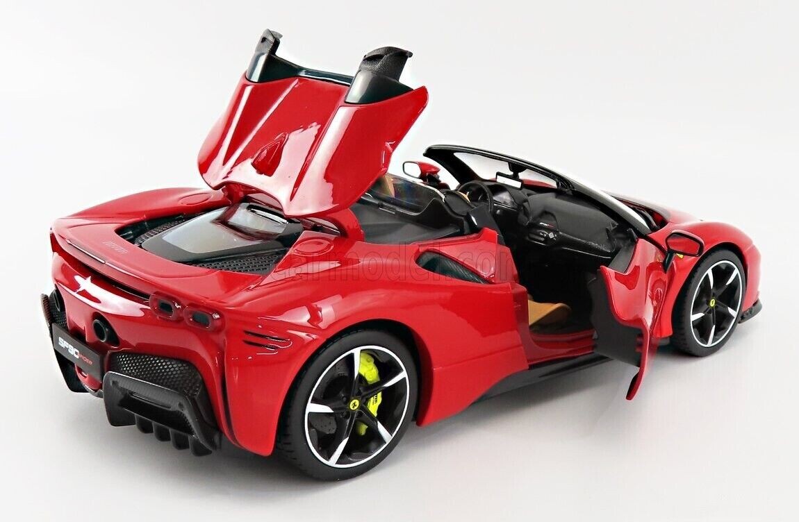 Buragoミニカー Ferrari SF90 Stradale 1/18 Amazon.com: Bburago 1:18 R&P SF90 Stradale, Red : Arts