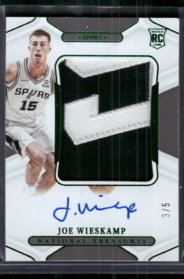 2021-22 Panini National Treasures #138 Joe Wieskamp Emerald #/5