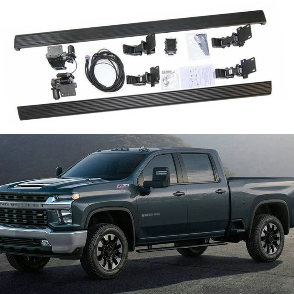 2PCS Power Side Step Running Boards Fits For Chevrolet Silverado