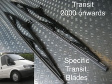 Front Wiper Blades Ford Transit 2000 to 2014 Bus/Luton/Tipper/Van Heavy Duty set