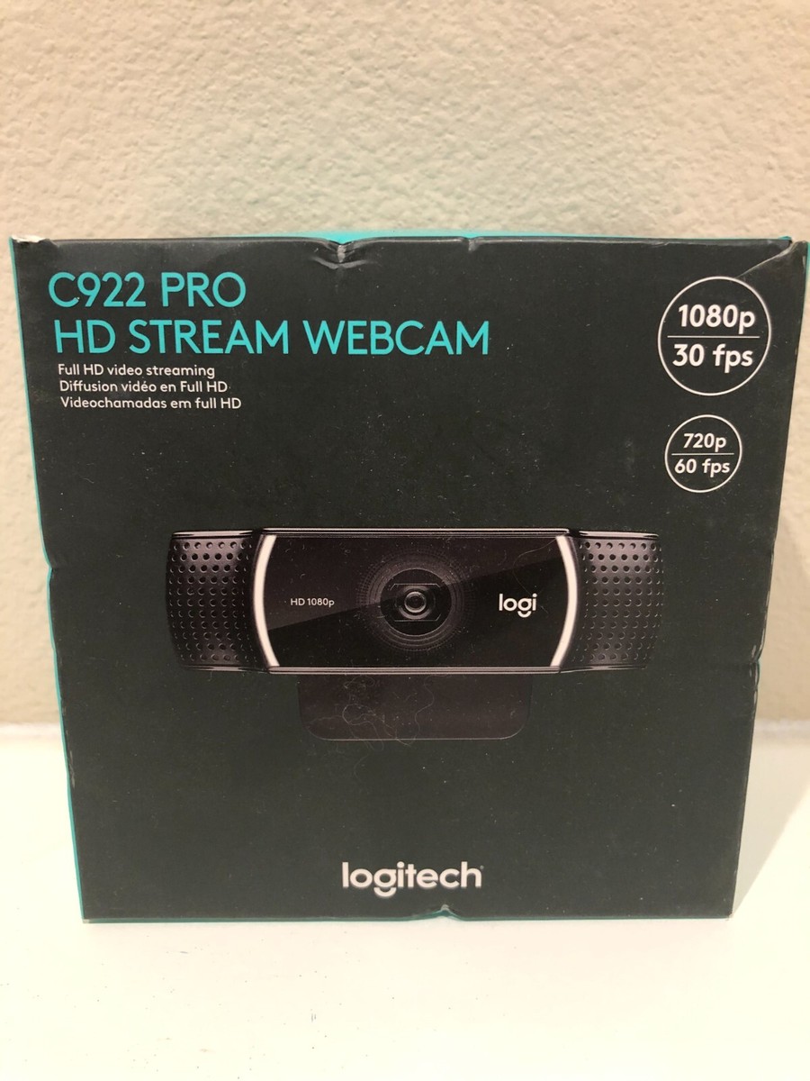 Logitech C922 Pro HD Stream Web Camera 1080p/30fps w/ Tripod (960