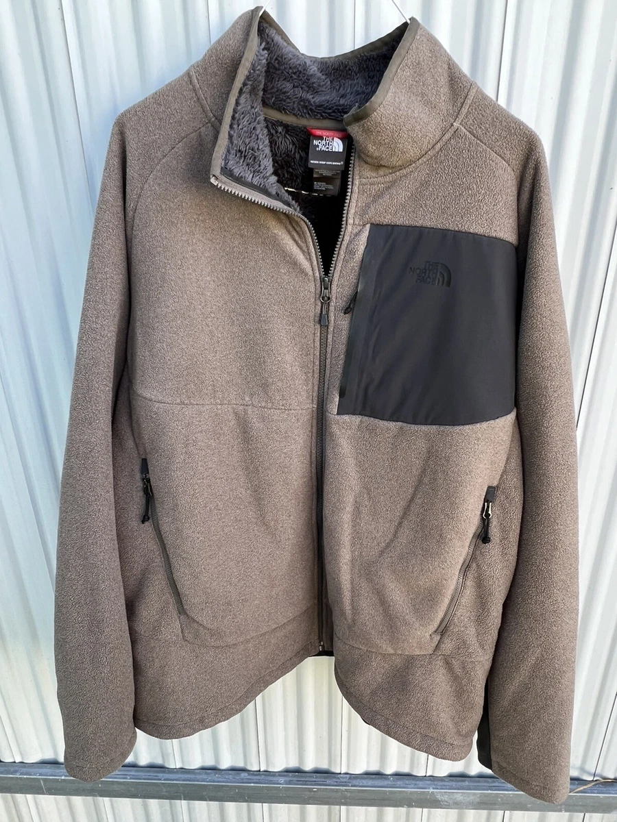 The North Face Long Sleeve Chimborazo Full Zip Fleece Men s Size 2XL Brown