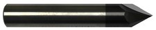 1/4" Solid Carbide Chamfer Mill   2 Flute 60 Degree TiAlN Coated USA Made