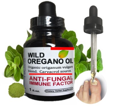 Oil of Oregano Anti-Fungal support for Nails, Feet, Hands and Skin