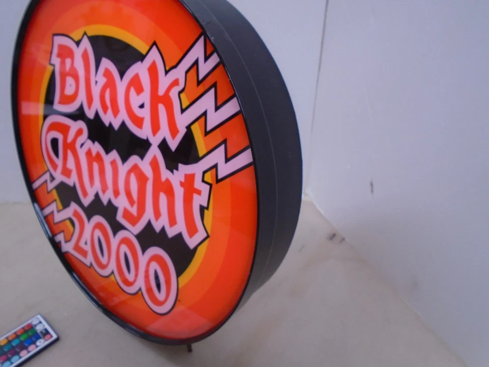 Black Knight 2000 Pinball 15-inch Round LED Wall Display light box - Image 4 of 4