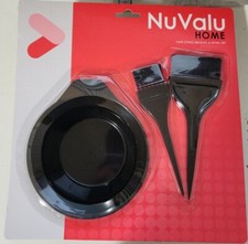 3 PCS HAIR COLORING KIT TOOL 2 BRUSH COMB 1 BOWL DYE DYEING BLEACH SET SALON