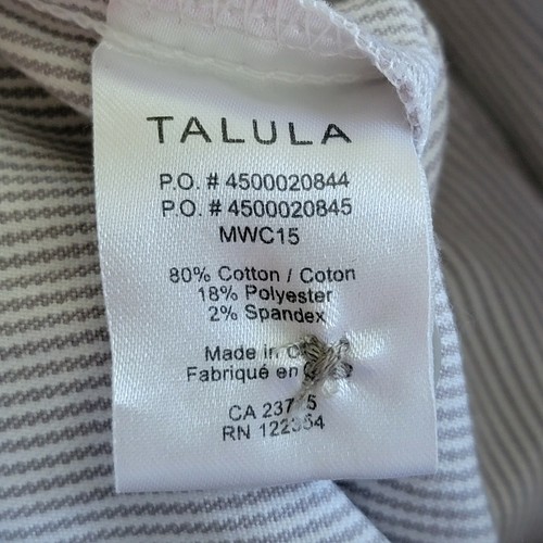 Pantalones cortos a rayas Aritzia Talula sarga talla 6 nuevos con etiquetas - Imagen 8 de 9