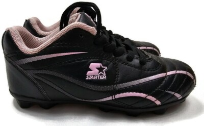 Starter Youth Girls Pink And Black Soccer Futbol Cleats Size 12
