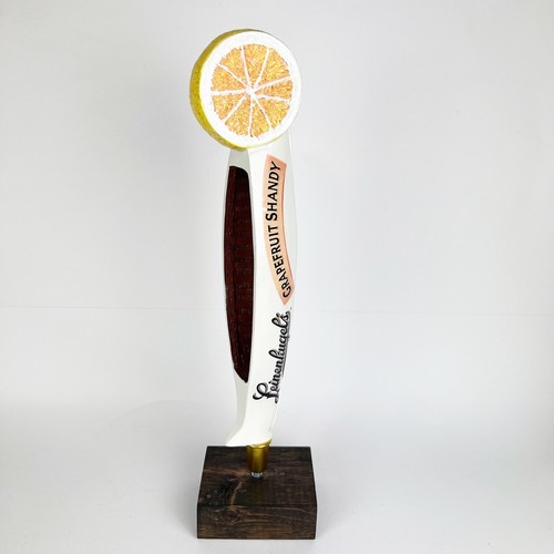 Leinenkugel "GRAPEFRUIT SHANDY" Canoe Beer Topper Keg Tap Handle 14" Tall - Picture 4 of 9