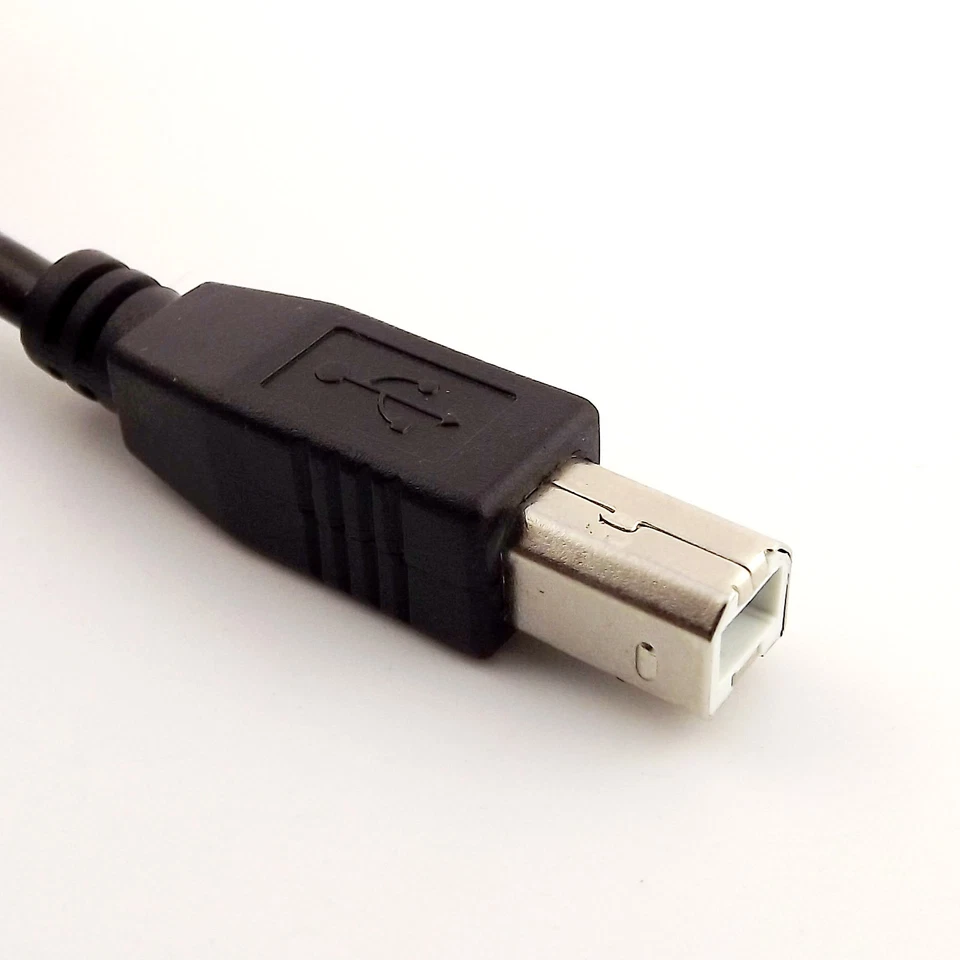 5pcs USB 2.0 A Female Panel Mount to USB B Male Socket Printer Cable Cord 1.5FT - Image 3 of 4