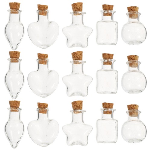15 Piezas Colgante Biberón Vidrio Bebé Viaje Mensaje Deseando Biberones Pequeños - Imagen 3 de 12