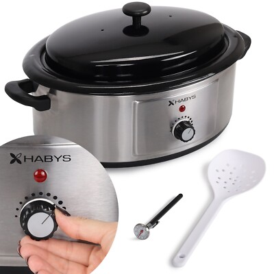 Habys Hot Stone Wärmegerät Heizgerät Erwärmer 6L Analog Anzeige Kontrolle