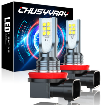 2x H11 H8 H16 LED Fog Light Bulbs Conversion Kit Lamp 35W 6000K High Power